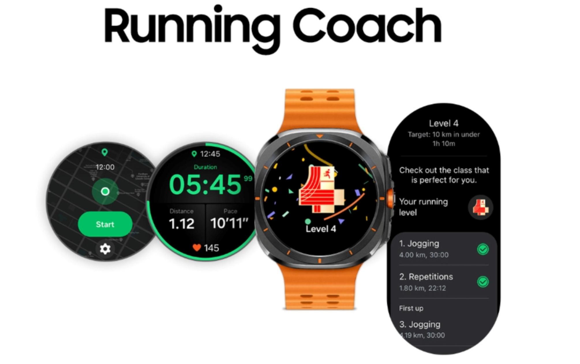 Samsung One UI 8 Watch ganha treinador de corrida