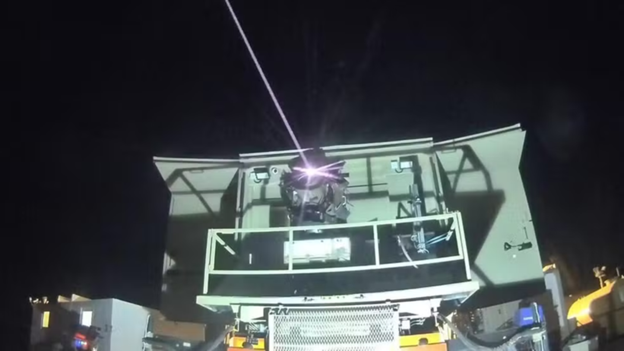 o laser de Israel para derrubar mísseis do Irã
