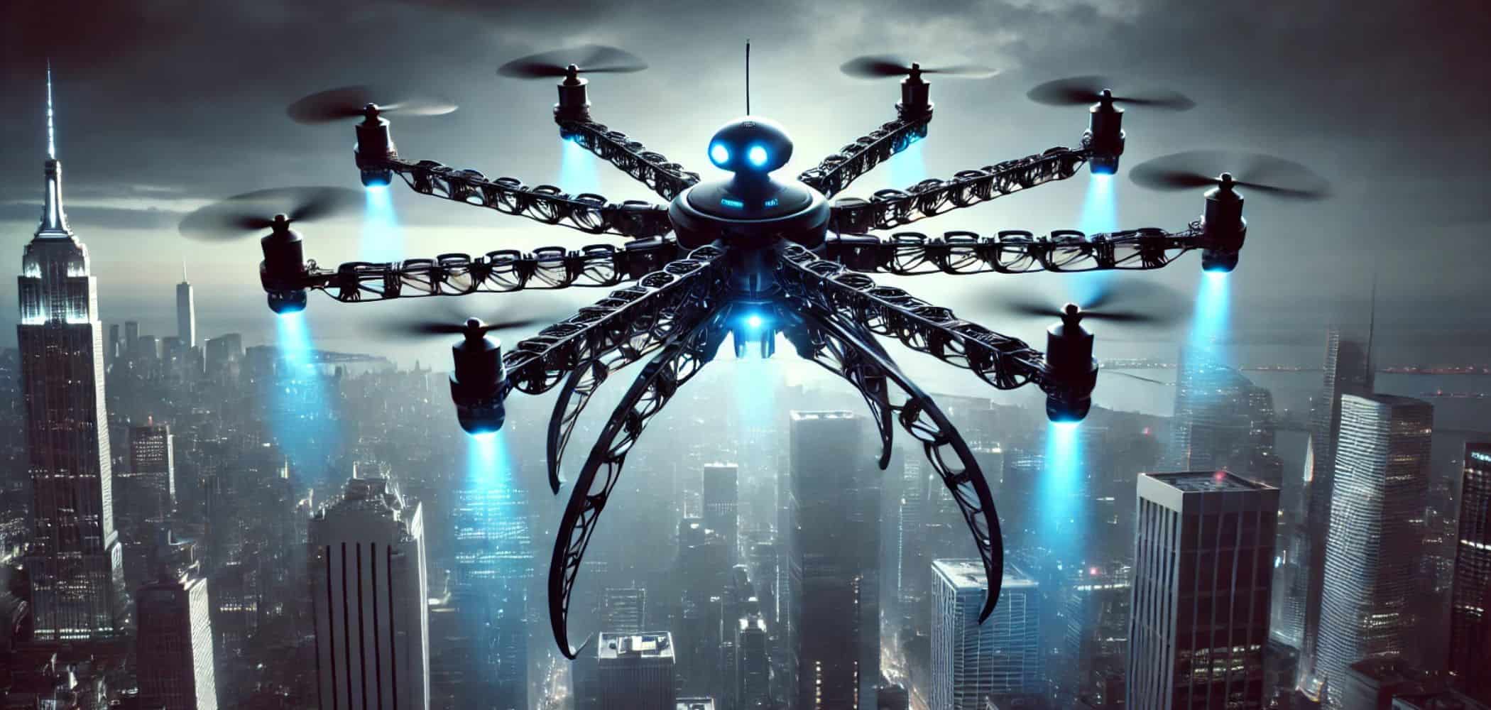 Conheça o drone japonês que “digievoluiu” de dragão para aranha