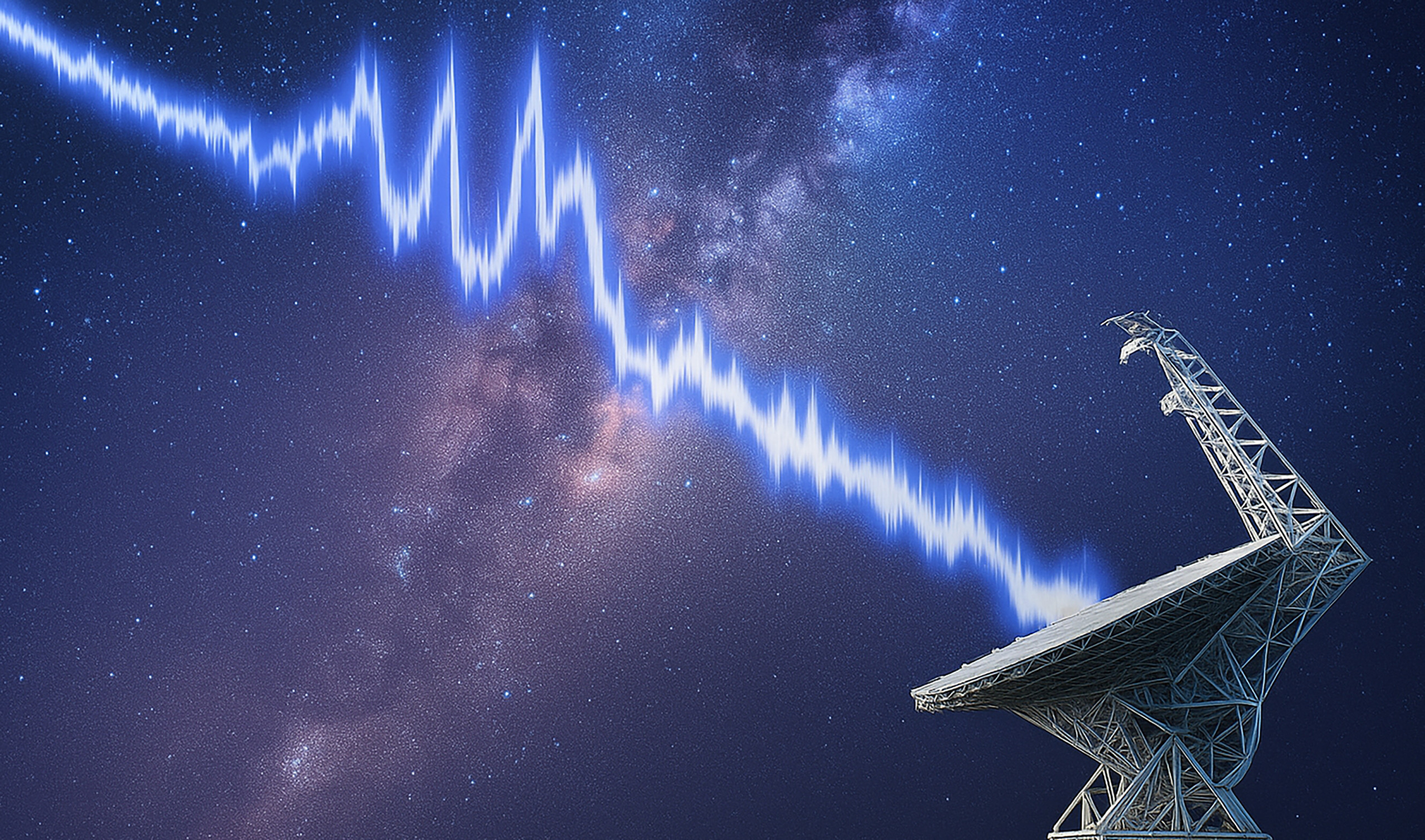 Cientistas detectam rara explosão de rádio com origem artificial