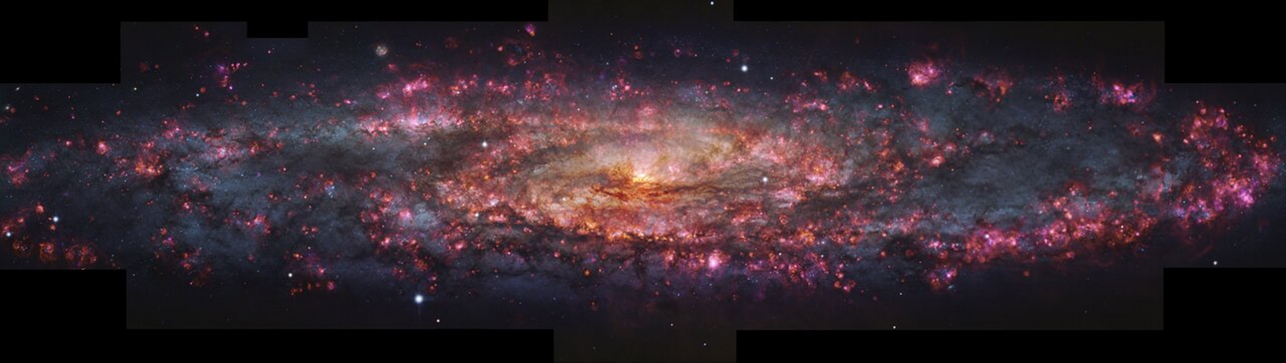 Veja: foto detalhada mostra galáxia com milhares de cores