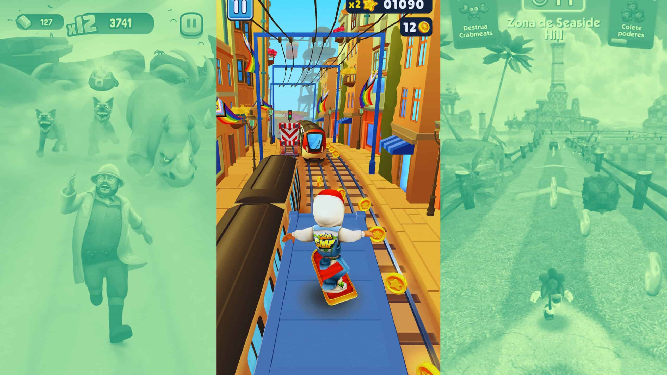 5 jogos de corrida infinita parecidos com Subway Surfers