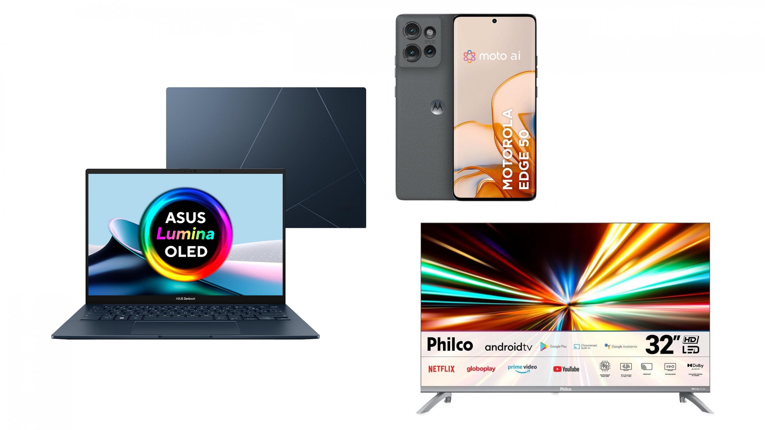 Ofertas do dia: smartphone Motorola, TV e mais com até 52% off!