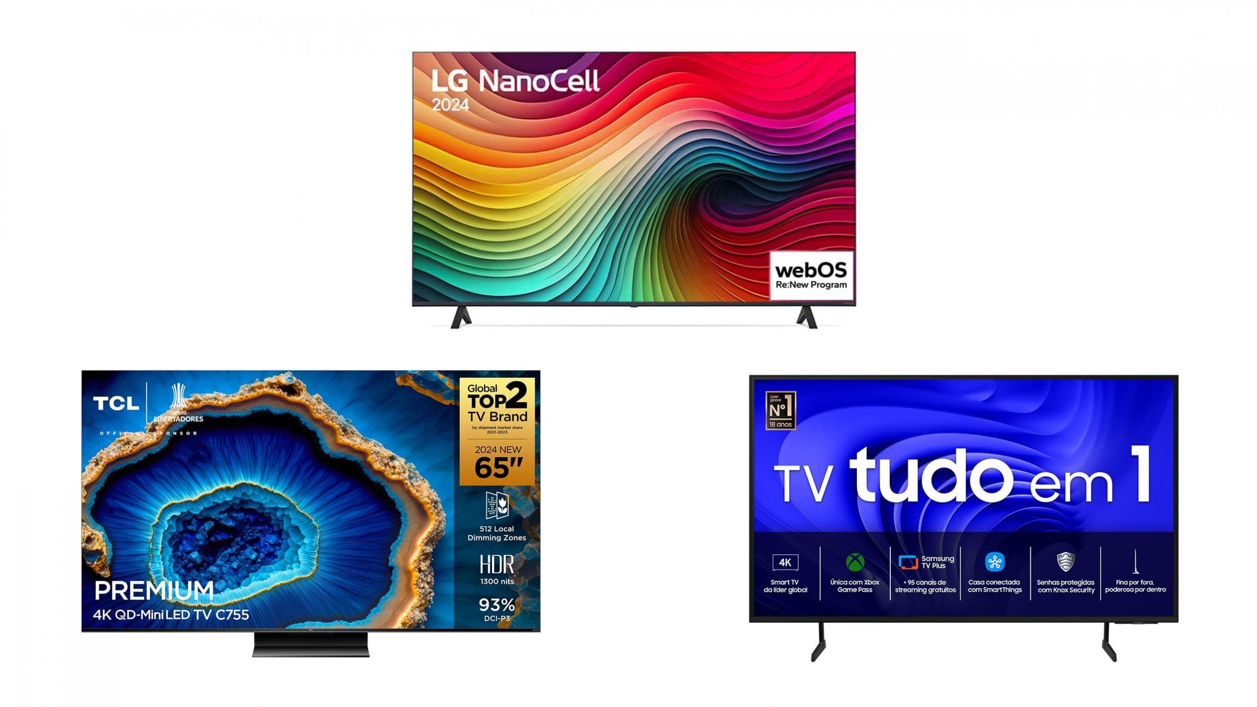 Ofertas do dia: confira uma seleção de Smart TVs com até 23% off!