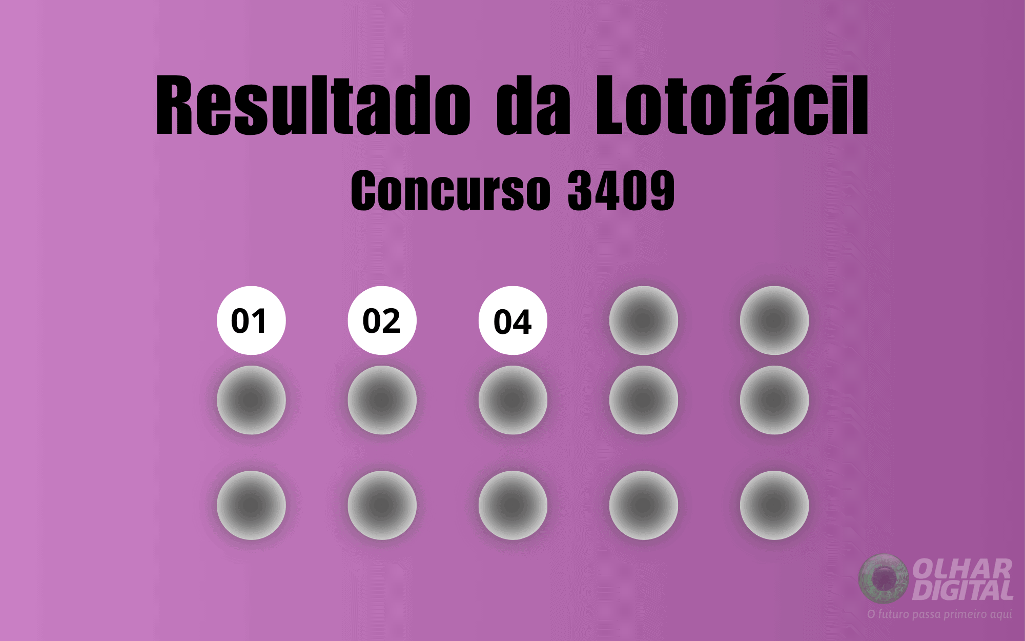 Lotofácil 3409: veja resultado de hoje, quarta-feira (4)