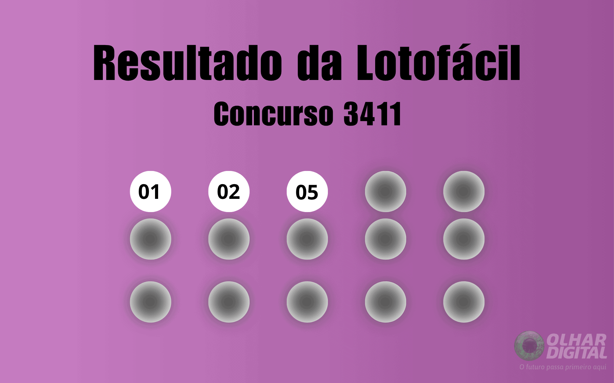 Lotofácil 3411: veja resultado de hoje, sexta-feira (6)